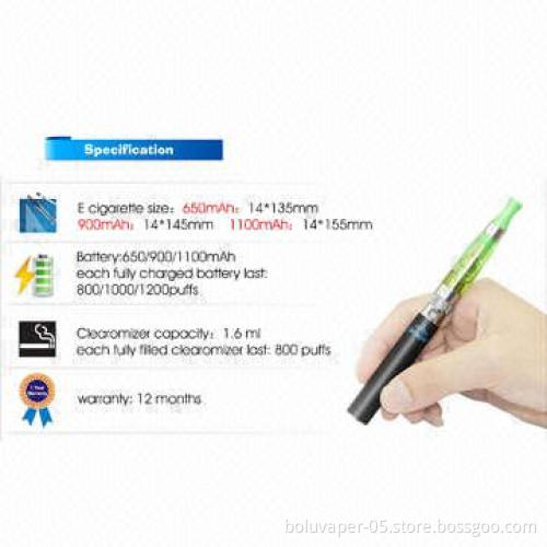 CE5 eGo Electronic Cigarette Clearomizers with Changeable Coil in Various Coils